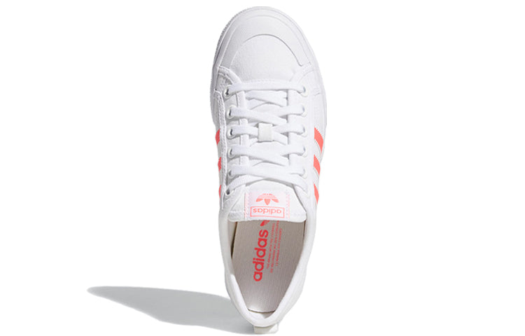 (WMNS) adidas Nizza Platform 'White Signal Pink' FY2260