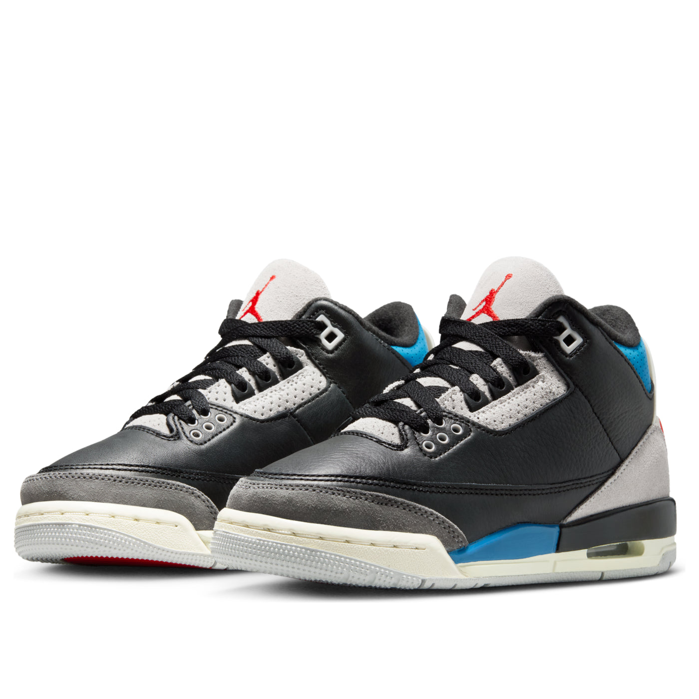 (GS) Air Jordan 3 Retro 'Black Military Blue' IB8968-004