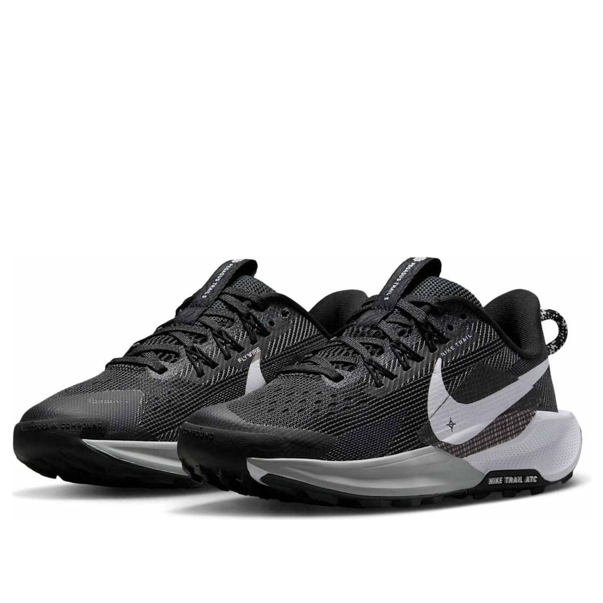 (GS) Nike React Pegasus Trail 5 'Black Anthracite Wolf Grey White' FV5638-003