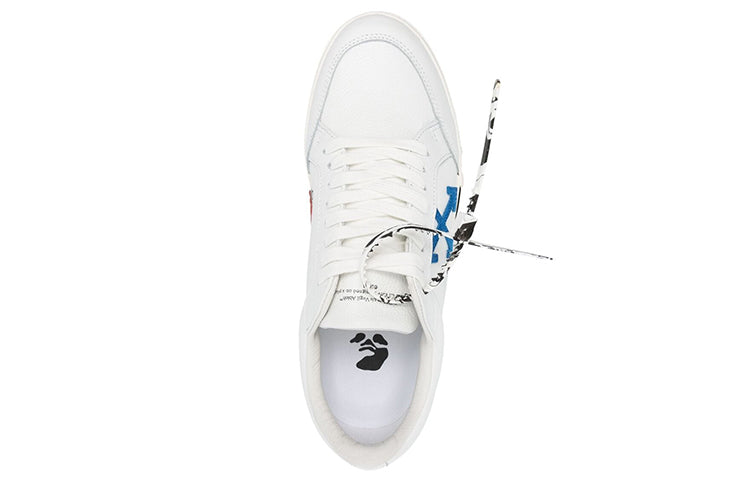 Off-White Vulcanzied Casual Shoes White/Blue OMIA085S21LEA0010145