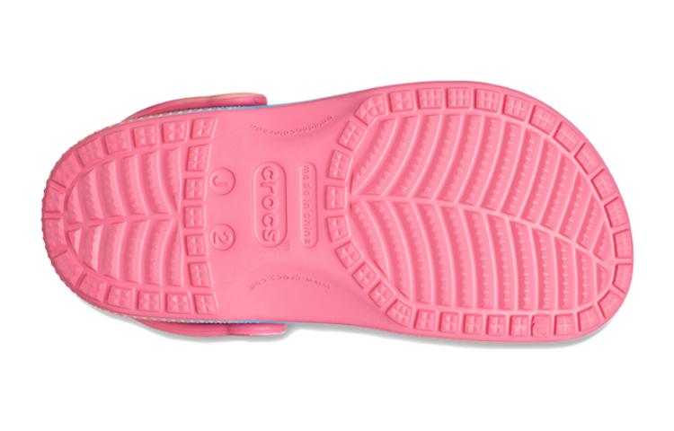 (GS) Crocs Classic Color Dip Clogs 'Pink Blue Orange' 209041-6WA