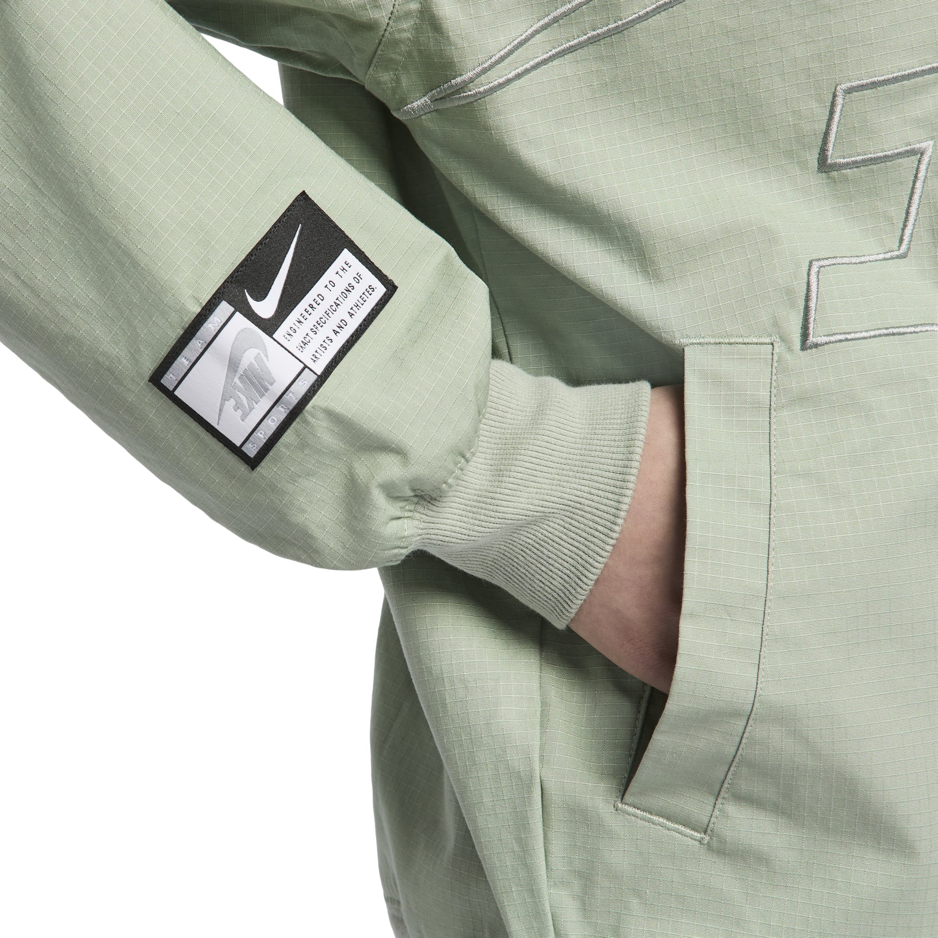 (WMNS) Nike Sportswear Oversize Logo Jacket 'Dance Jade Horizon' FV7775-370