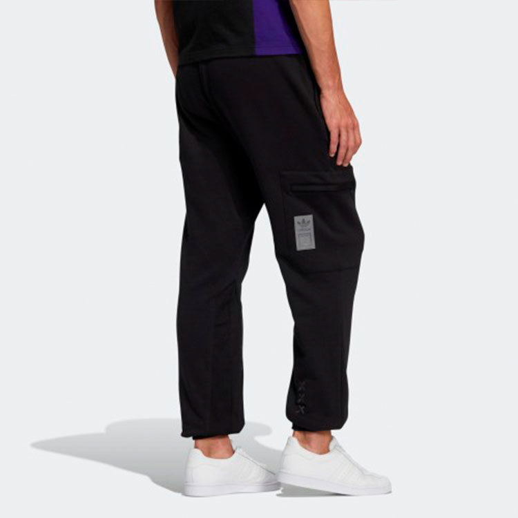 adidas originals x melting sadness Crossover Series Casual Splicing Sports Pants/Trousers/Joggers Black HC0350