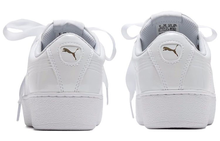 (WMNS) PUMA Vikky Platform Ribbon White 366419-02