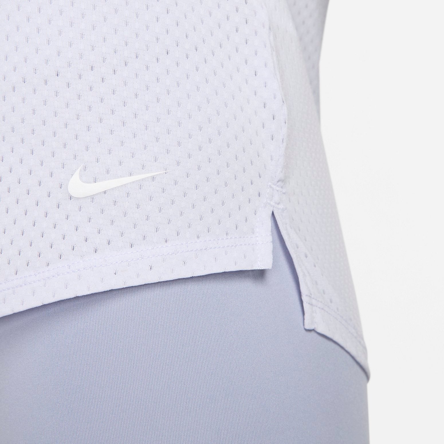 (WMNS) Nike Dri-FIT One Breathe Short-Sleeve Top 'Purple' DX0132-536