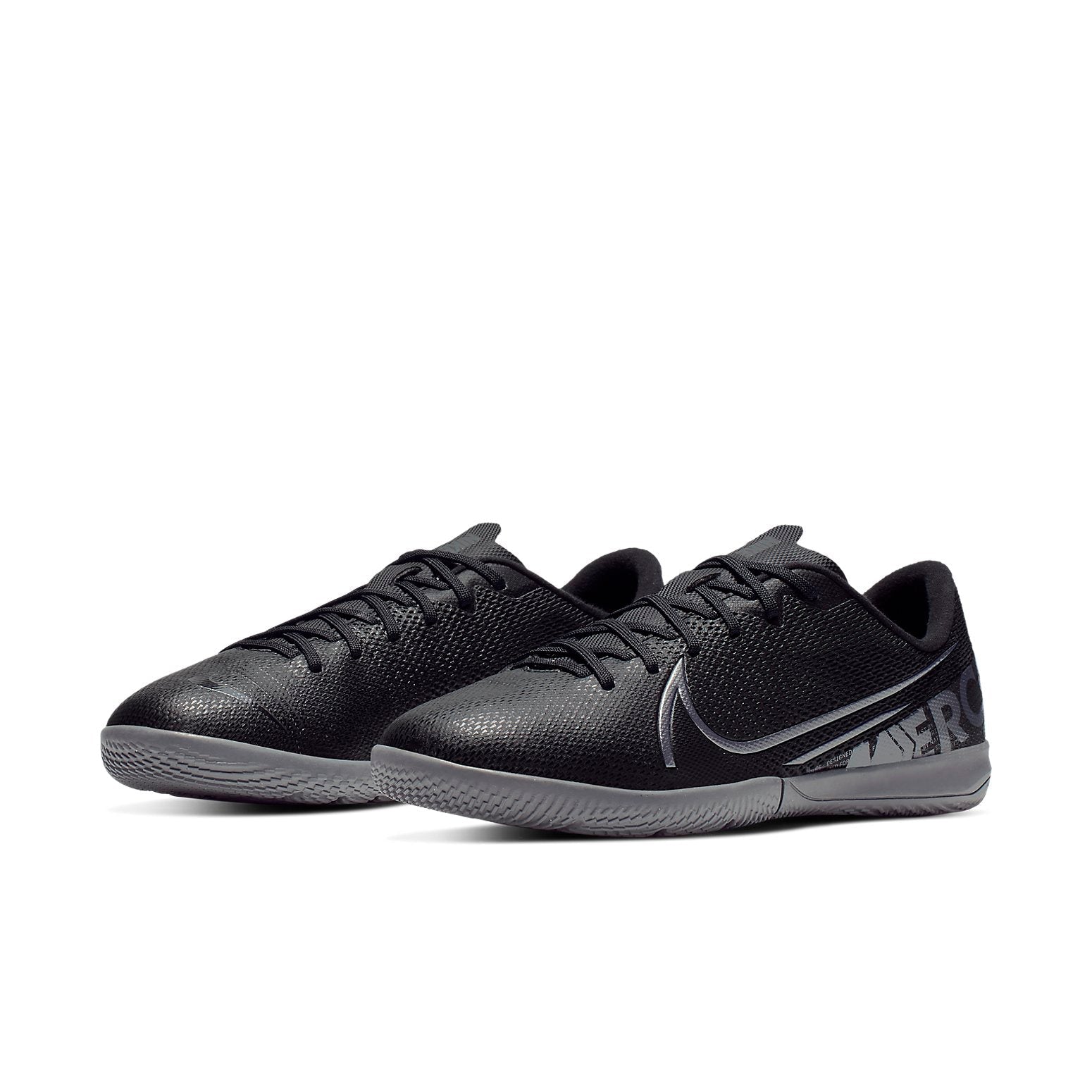 (GS) Nike JR Mercurial Vapor 13 Academy IC 'Black Silver' AT8137-001