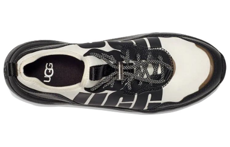 (WMNS) UGG La Daze Wear-resistant Cozy Sports Thick Sole Shoe White Black 1114494-BWHT