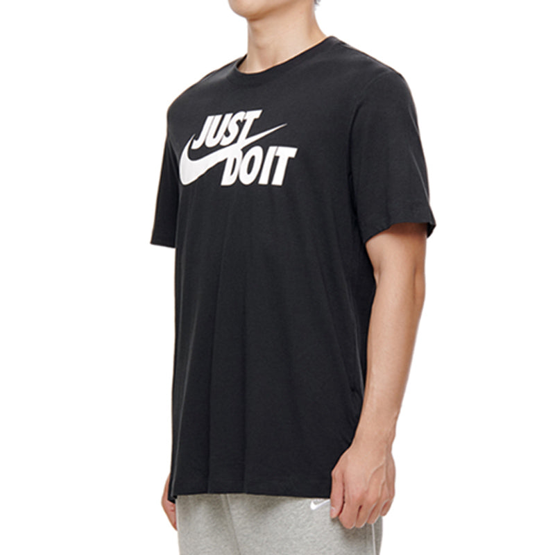 Nike Sportswear Tee Just Do It Casual Sport Round NeckShort Sleeve Men's Black AR5006-011