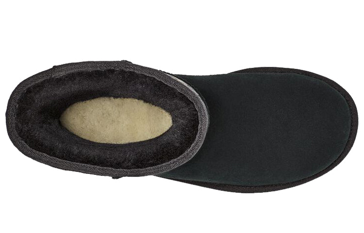 (WMNS) UGG Classic Short 2 'Black Grey' 1129450-BLK