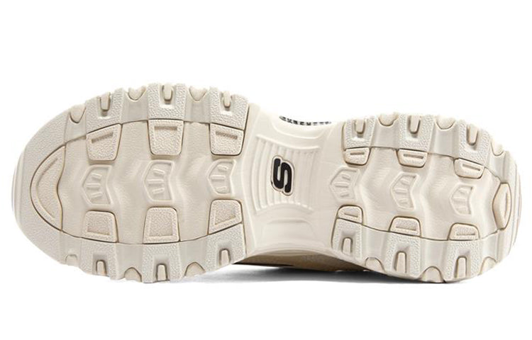 (WMNS) Skechers D'Lites 1.0 'White Black' 896145-NTBK