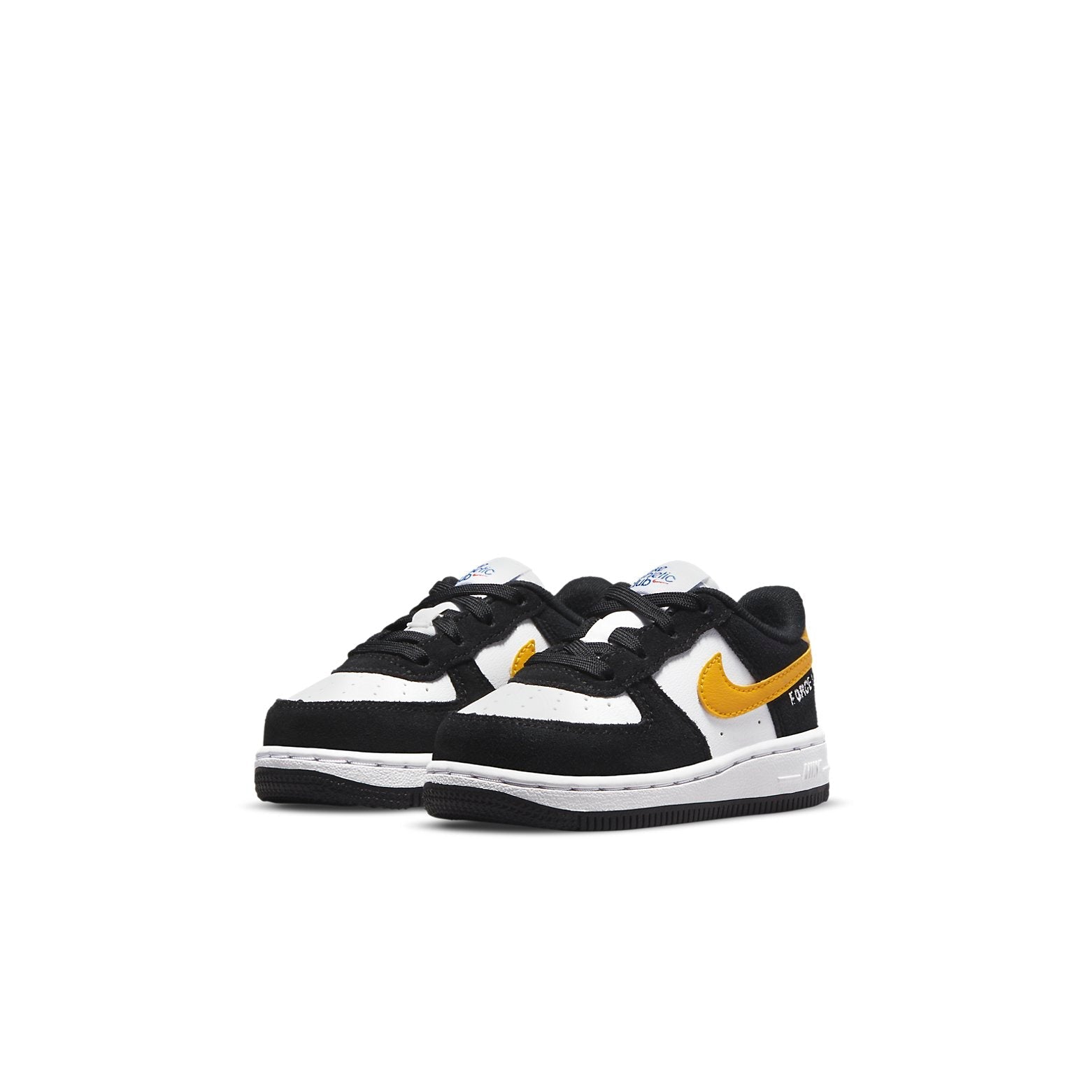 (TD) Nike Force 1 LV8 'Black White Dark Sulfur' DH9787-002
