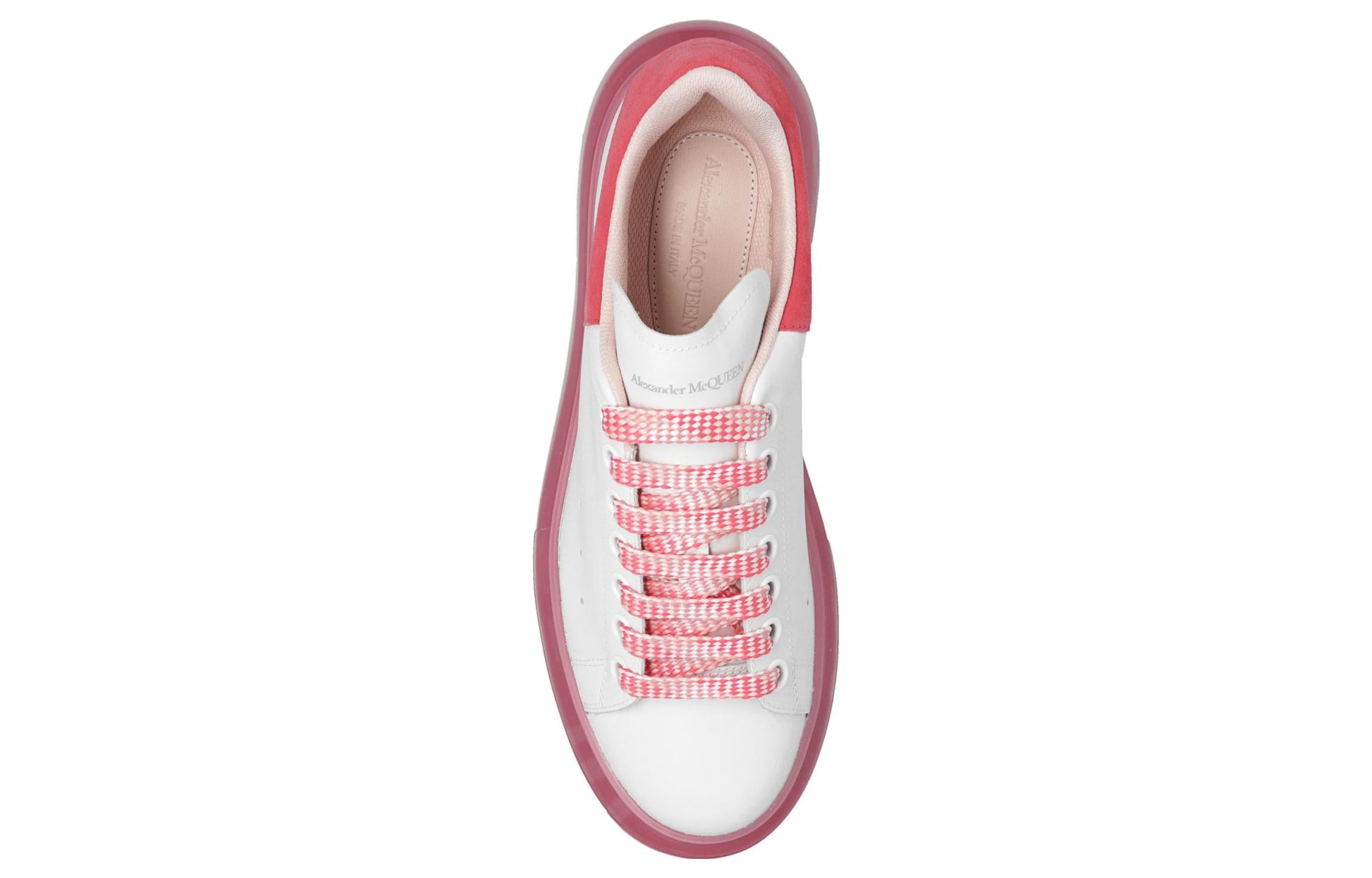 (WMNS) Alexander McQueen Oversized Sneaker 'Ivory Red' 666893WHXMA9942