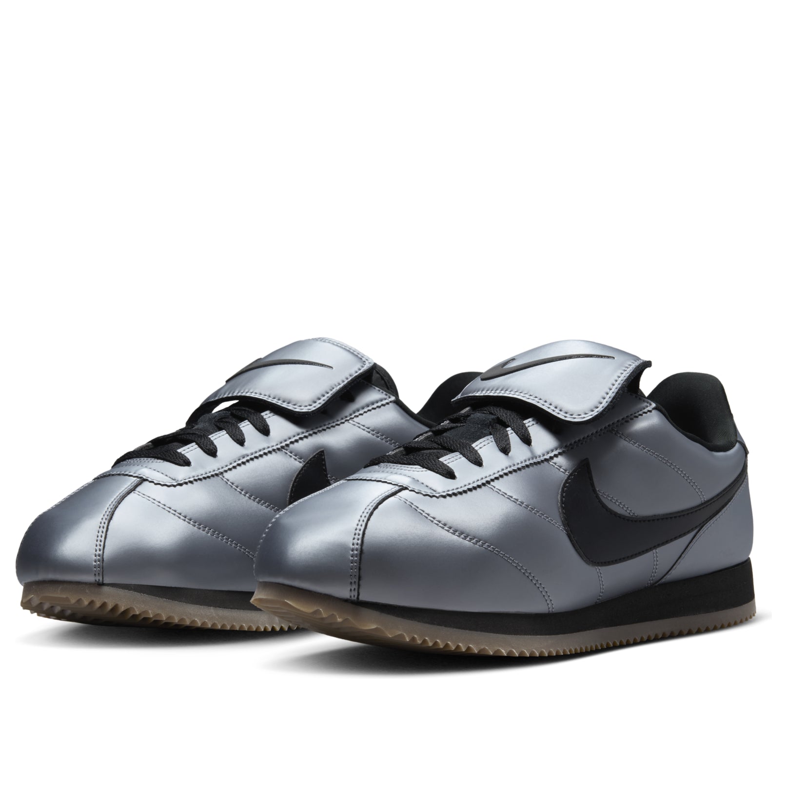 Nike Cortez Leather SE 'Metallic Cool Grey Black' HQ3490-099