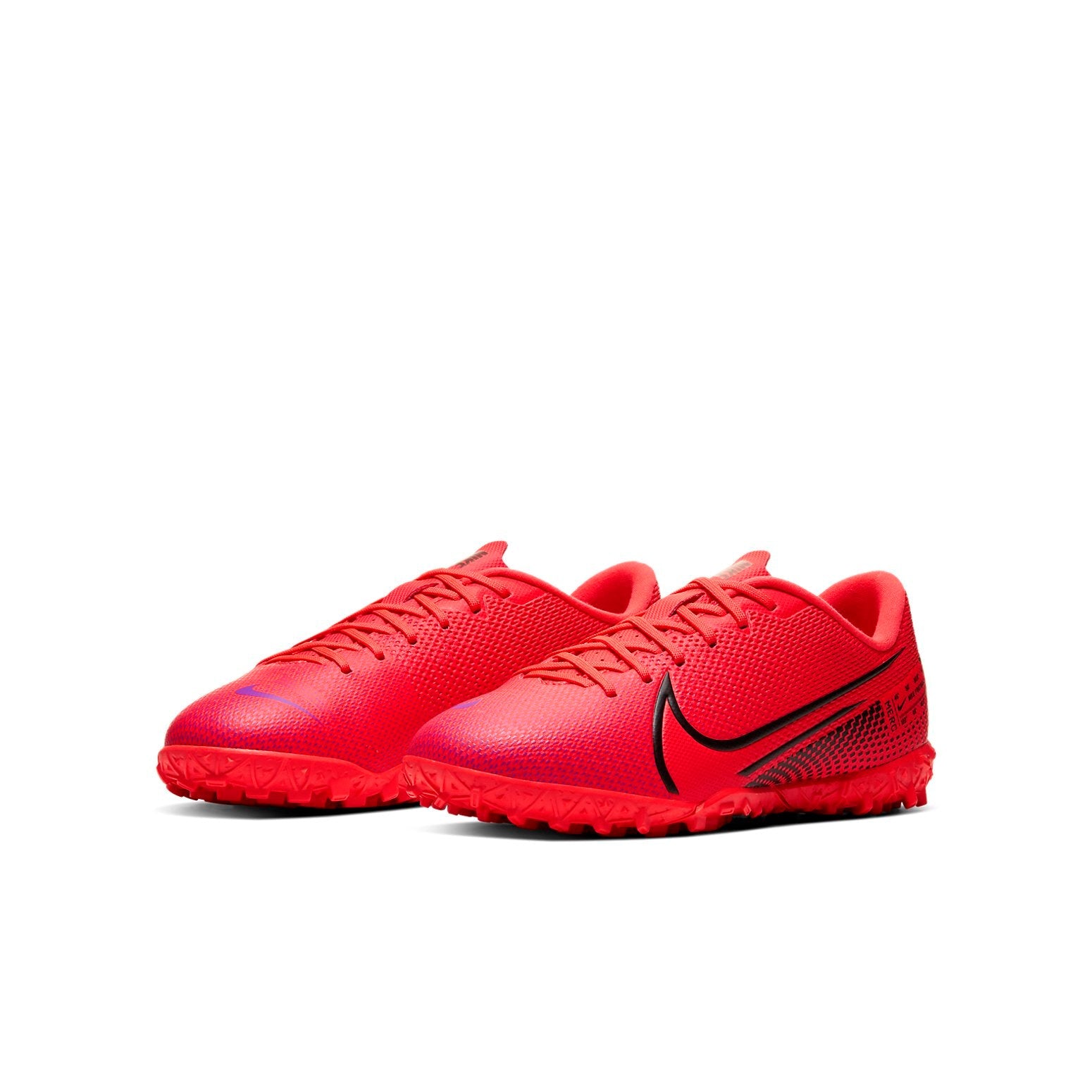 (GS) Nike JR Mercurial Vapor 13 Academy TF 'Red Black' AT8145-606