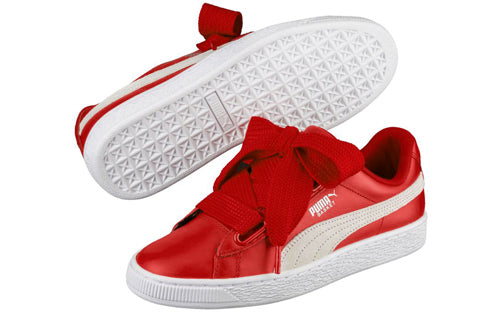 (WMNS) PUMA Basket Heart DE 'Red White' 364082-03