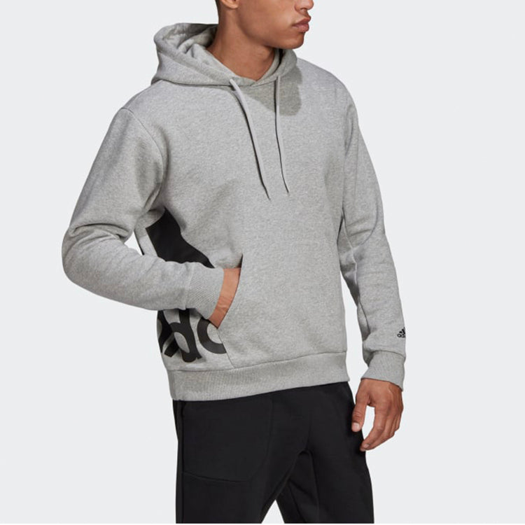 adidas Casual Training Sports Fleece Lined Gray GC7287