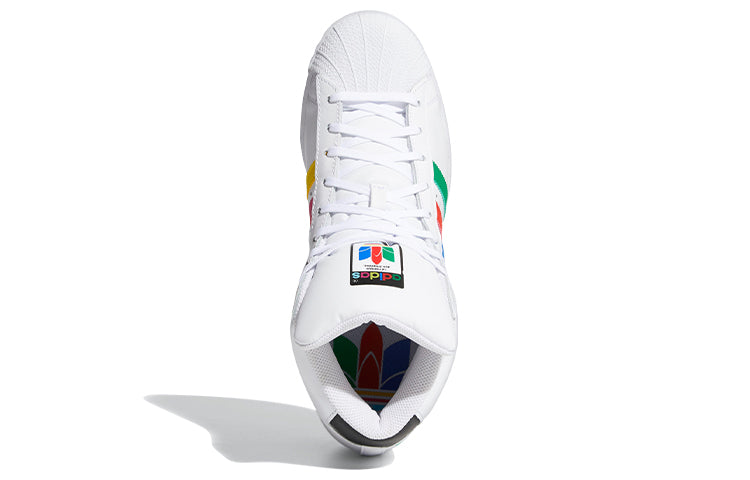 adidas Pro Model 'Colorful Trefoil - Cloud White' FX0183