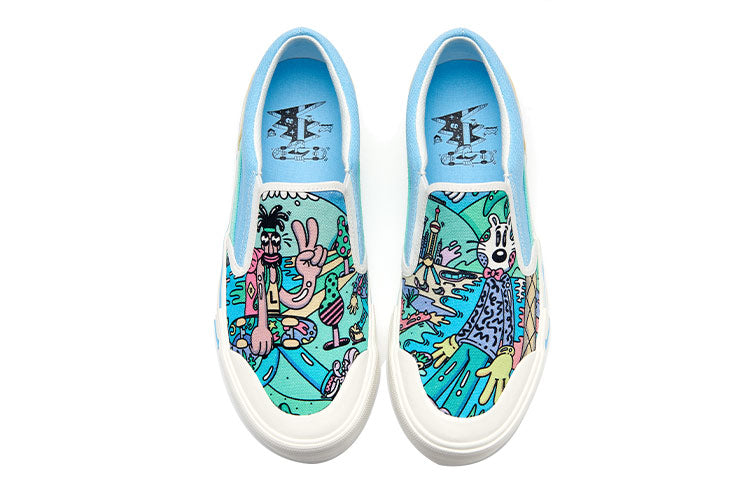 Li-Ning Boogle x Steven Harrington Shoes 'Blue' AECR057-2
