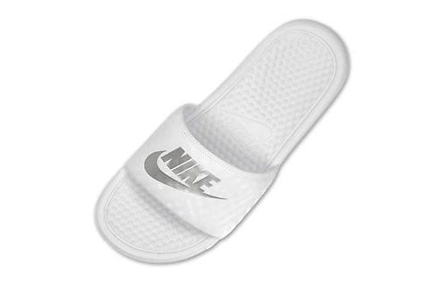 Nike Benassi JDI Sandals Slippers 'Silver White' YC343881-107