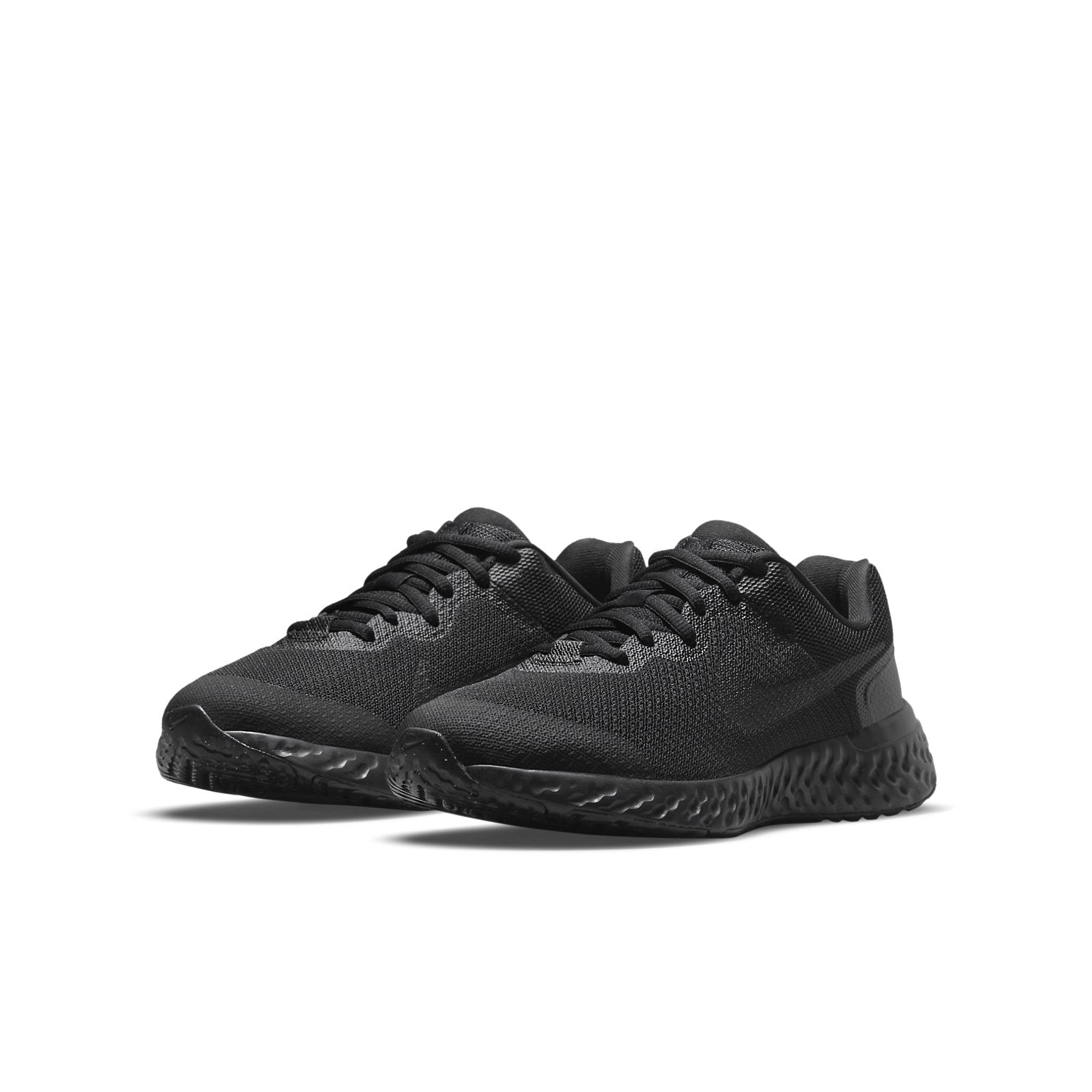 (GS) Nike Revolution 6 4E Wide 'Black Dark Smoke Grey' DN8207-001