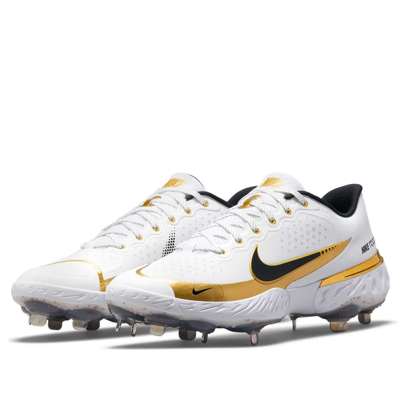 Nike Alpha Huarache Elite 3 Low 'White Metallic Gold' CV3552-106