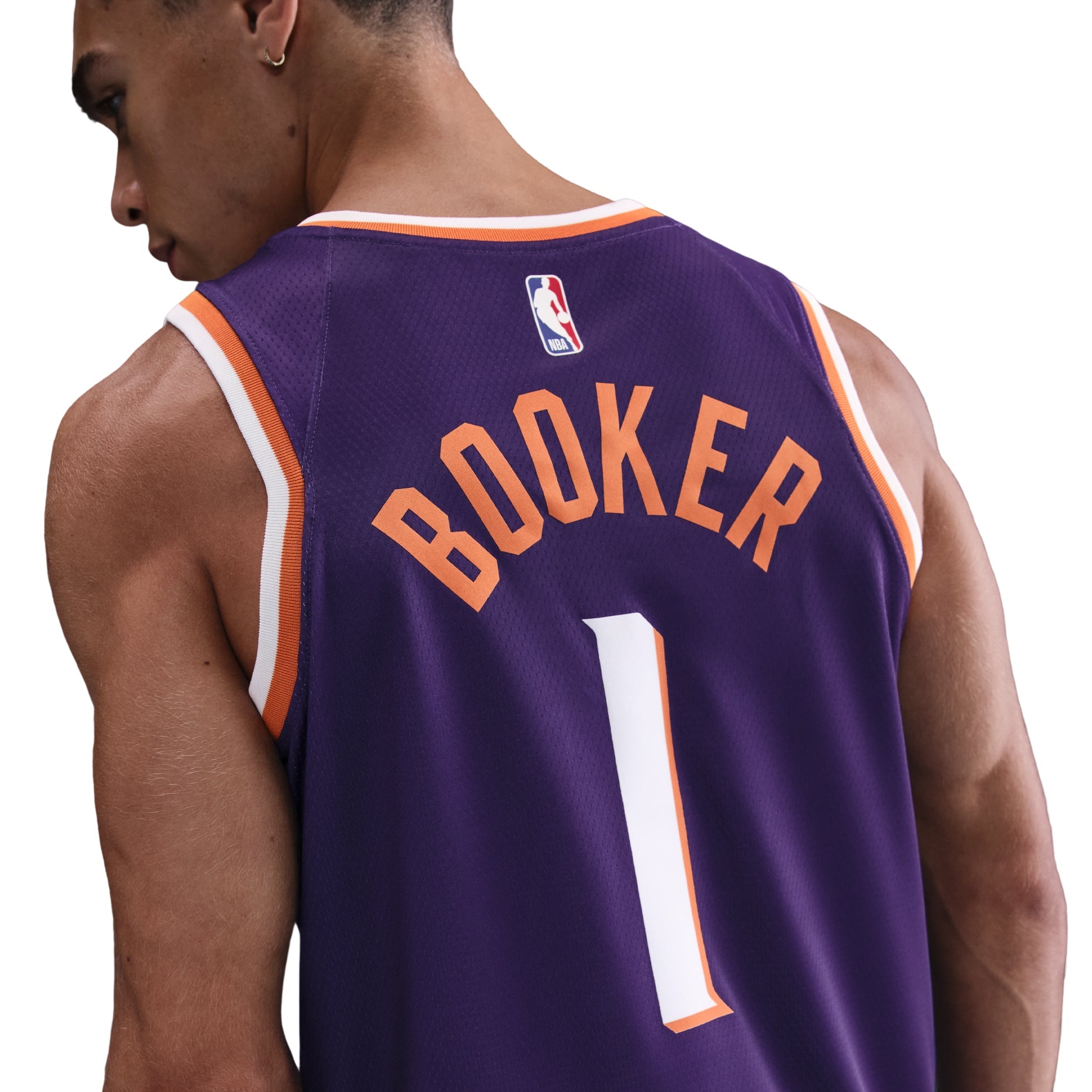 Nike NBA Devin Booker Phoenix Suns 2023/24 Icon Edition Swingman Jersey  #1 DV4855-566