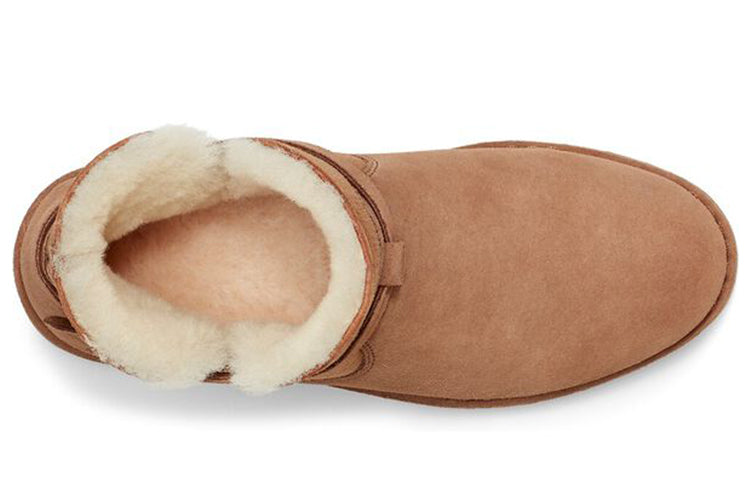 (WMNS) UGG Elisa Fleece Lined Snow Boots Brown 1116107-CHE