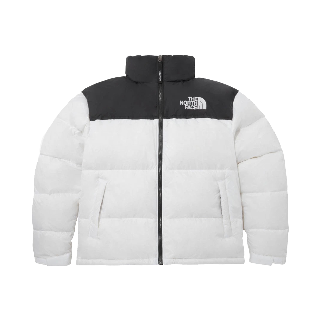 The North Face 1996 Eco Nuptse Jacket Asia Sizing 'White Black' NJ1DP55B