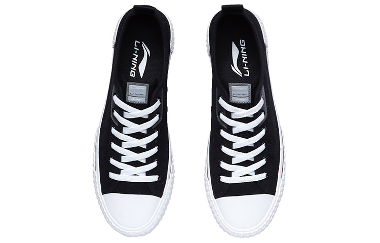 Li-Ning x Disney Skate Shoes 'Black White' AGCR177-2