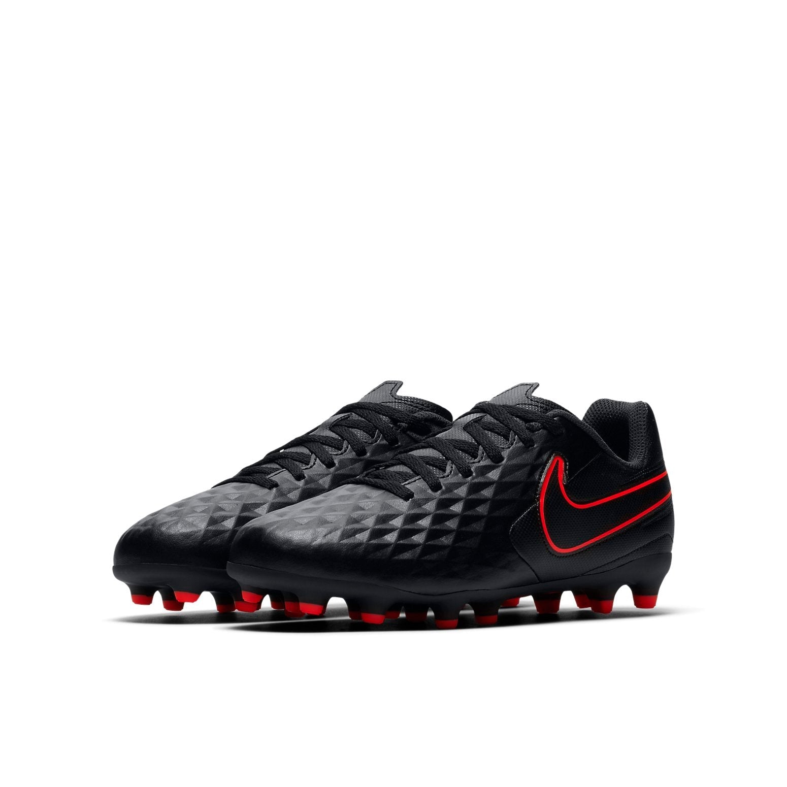 (GS) Nike Jr Tiempo Legend 8 Club MG 'Black Red' AT5881-060