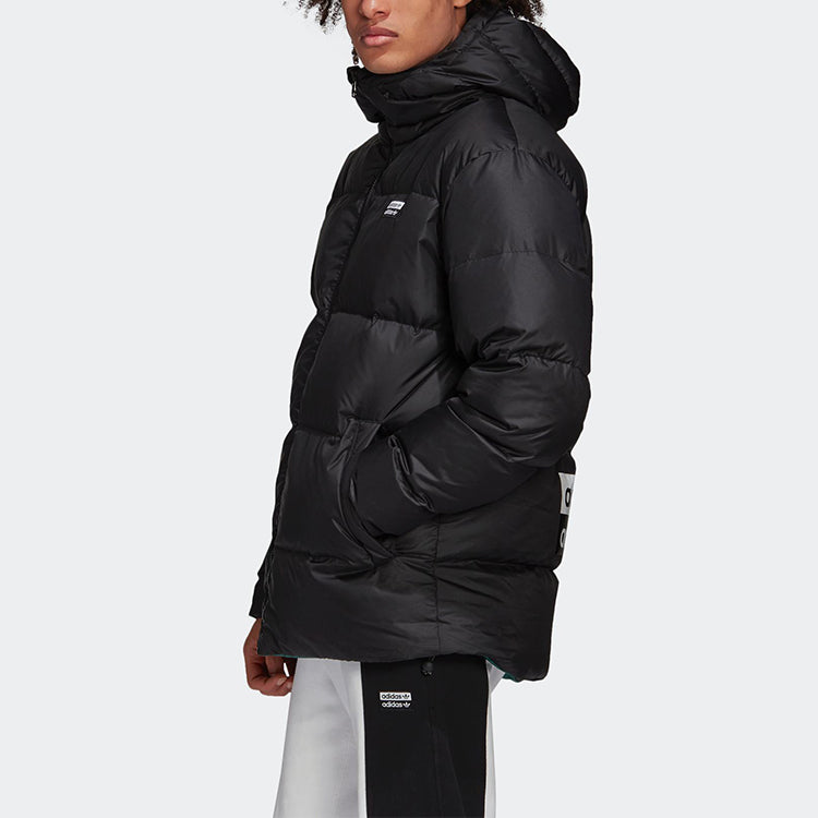 adidas originals Mid Reversable Down Jacket Black FL0009