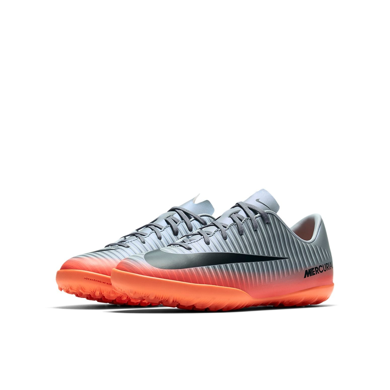(GS) Nike MercurialX Victory 6 CR7 TF 'Cool Grey' 852487-001