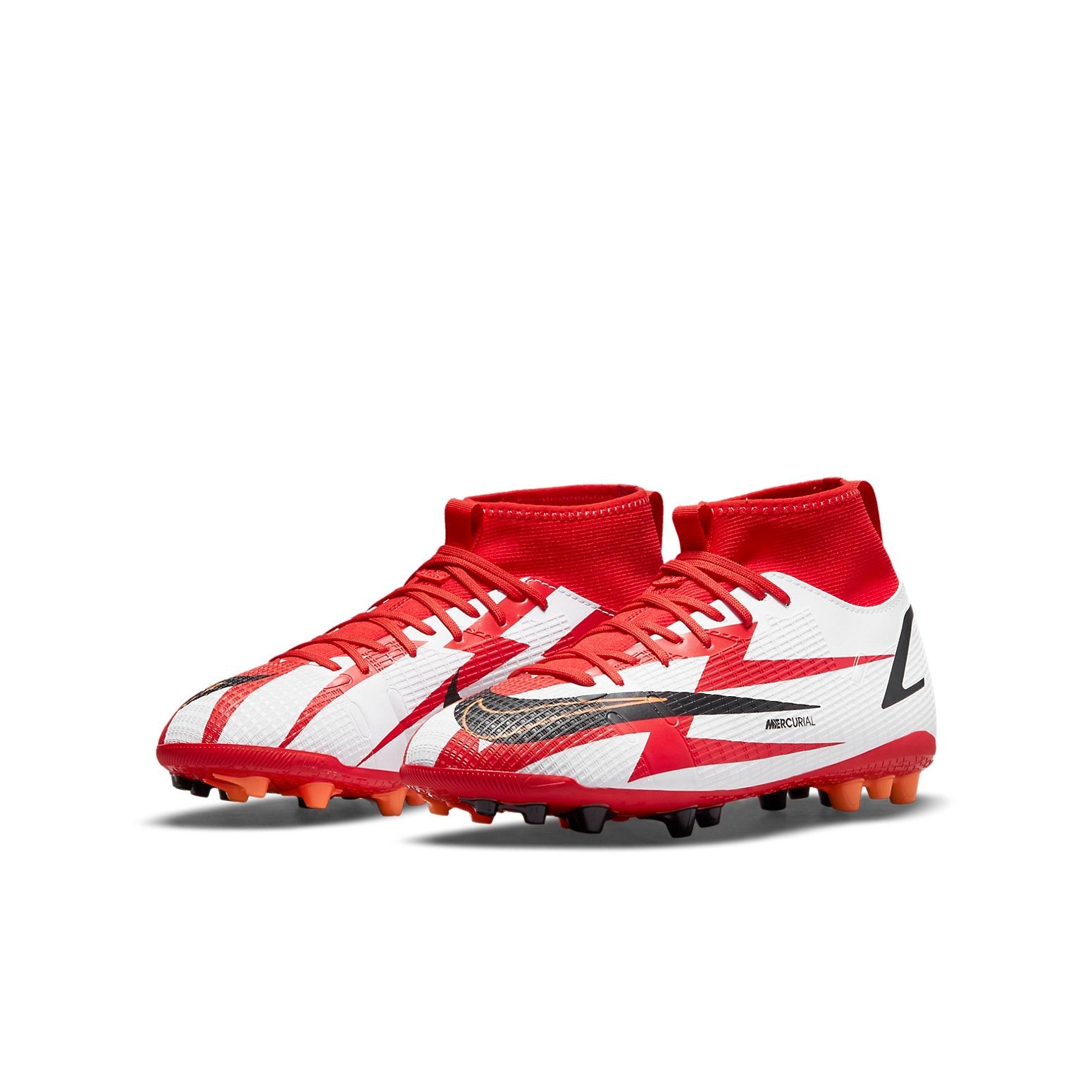 (GS) Nike Jr Mercurial Superfly 8 Academy CR7 MG Sneakers K Red/White DB2674-600