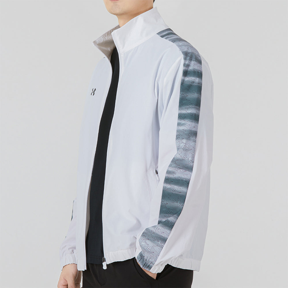 Under Armour Sportstyle Woven Full Zip Jacket 'White' 22500401-100
