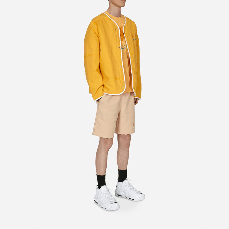 Air Jordan x Union Crossover Solid Color Character Alphabet Printing Round Neck Short Sleeve Asia Edition Yellow DM2840-771