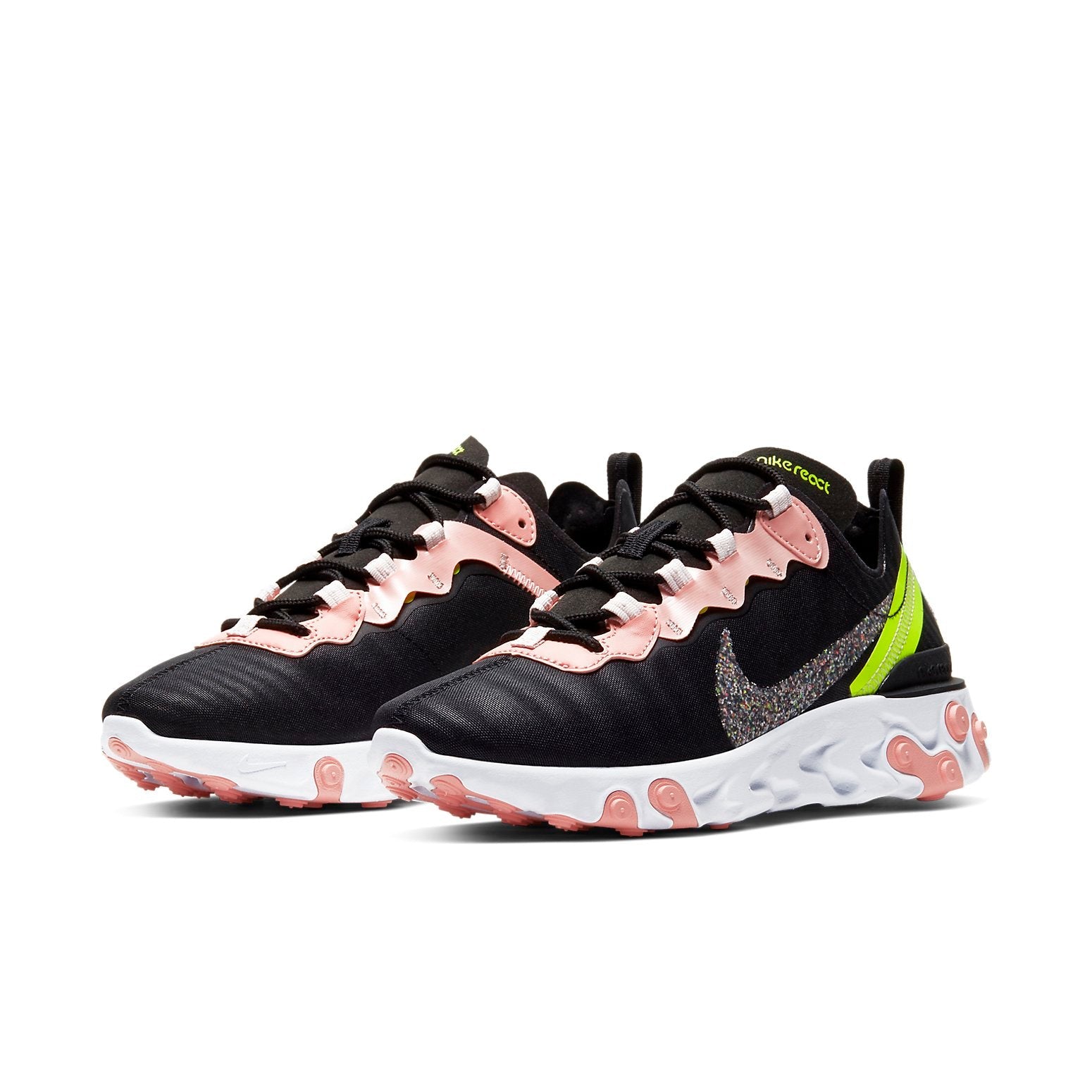 (WMNS) Nike React Element 55 Premium 'Black Coral Stardust' CD6964-002