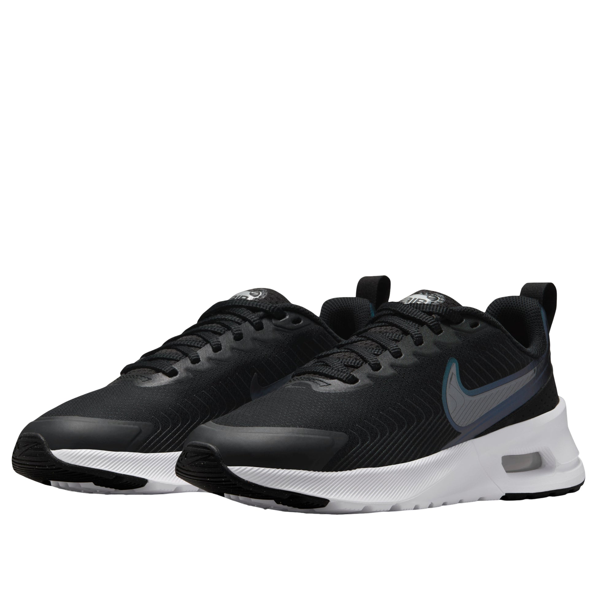 (WMNS) Nike Air Max Nuaxis 'Black White Metallic Silver Metallic Dark Grey' HF1233-003