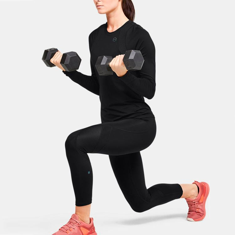 (WMNS) Under Armour UA Rush Crop Pants 'Black' 1357266-001