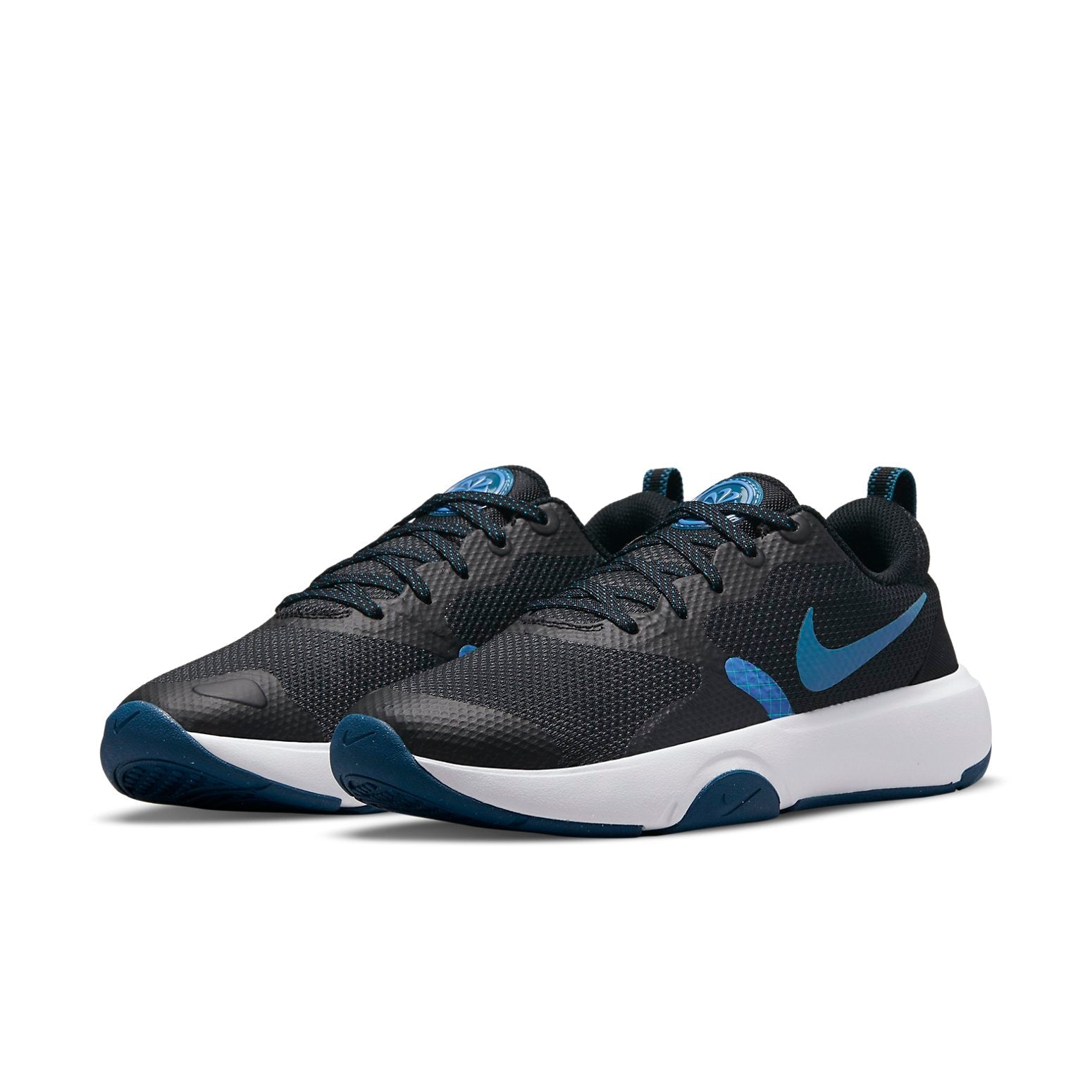 (WMNS) Nike City Rep TR Trainer Low-Top Training Shoes Black/Blue DA1351-045