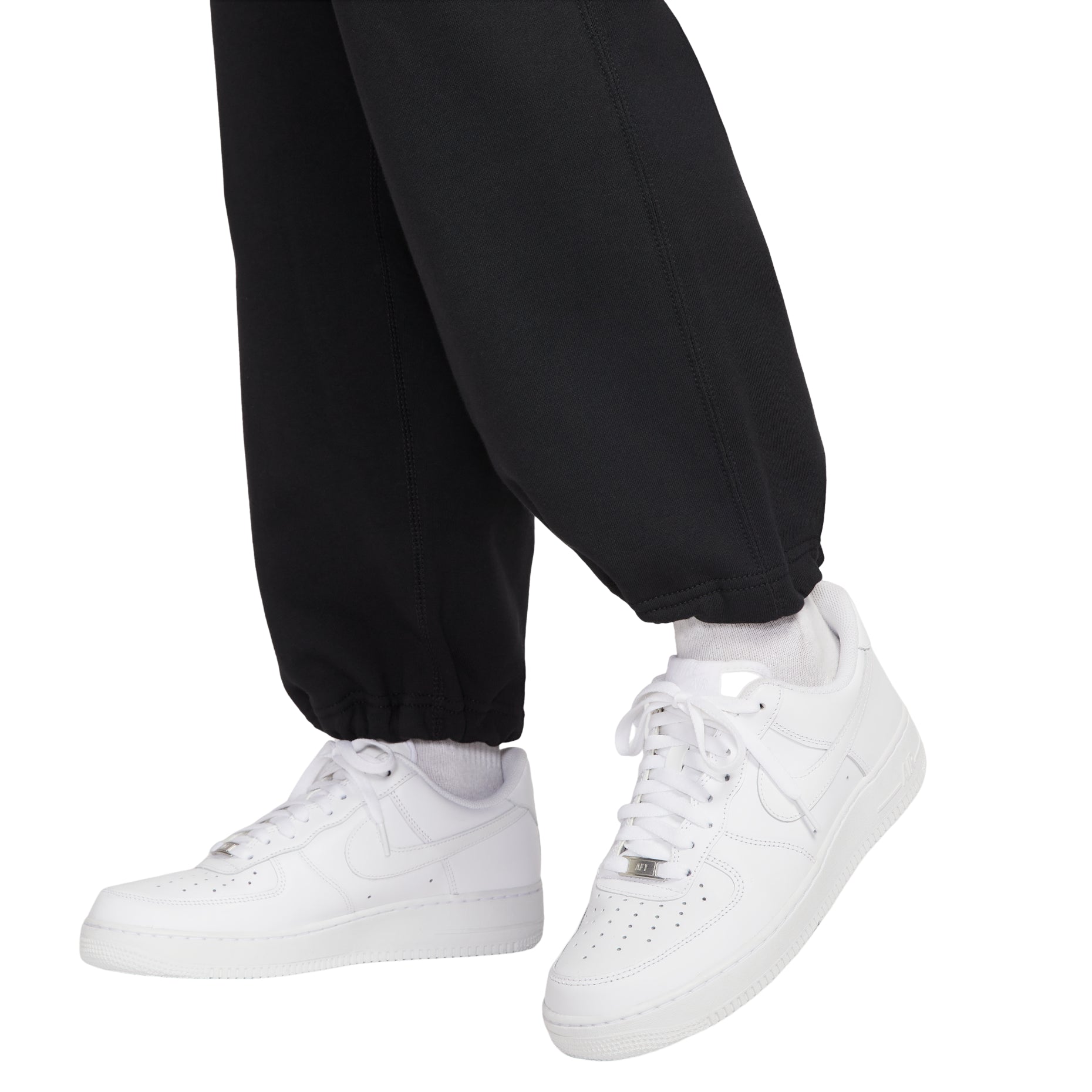 Nike Solo Swoosh Fleece Straight-Leg Trousers 'Black' HV1091-010
