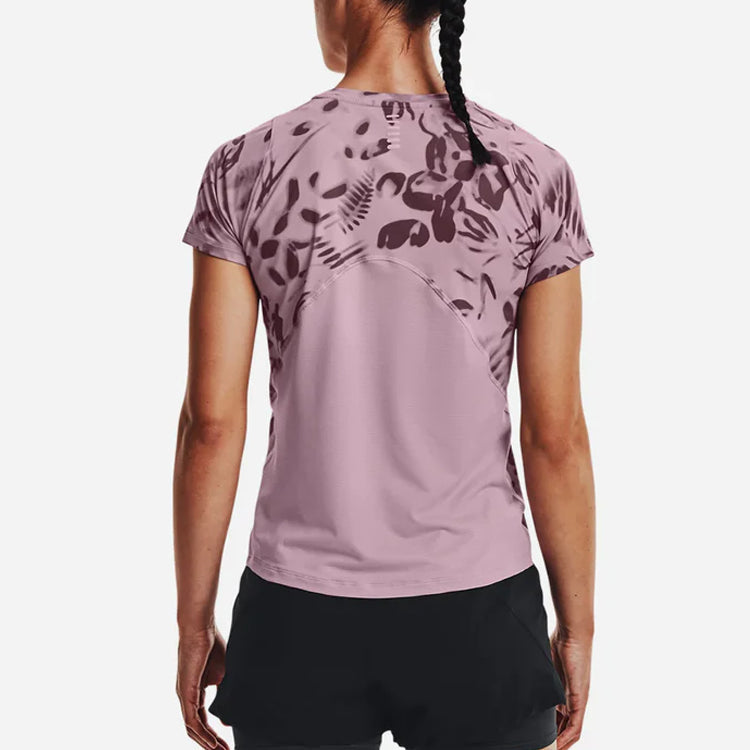 (WMNS) Under Armour Iso-Chill 200 Printed T-shirt 'Purple' 1365688-698