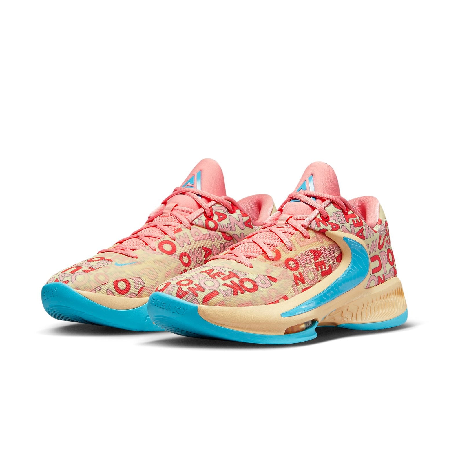 Nike Zoom Freak 4 'Letter Bros - Coral' FB9503-200