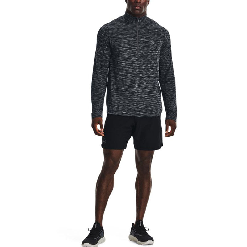 Under Armour Seamless 1/2 Zip Top 'Grey Black' 1359875-012