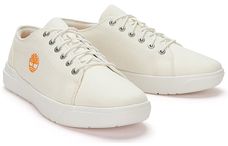 Timberland Seneca Bay Fabric Oxford Shoes 'White' A5P5GW
