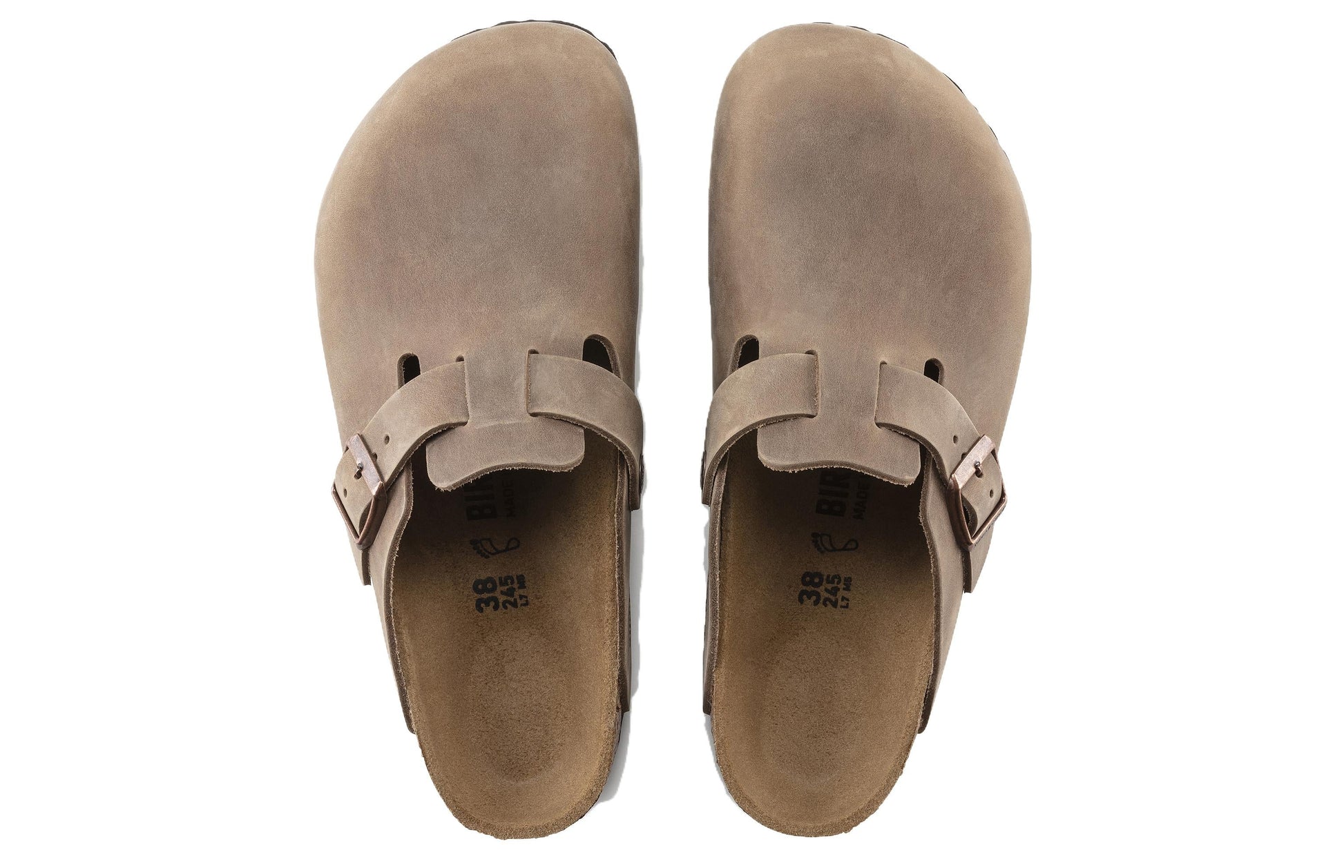 Birkenstock Boston Regular 'Oiled Leather Tobacco Brown' 0960811