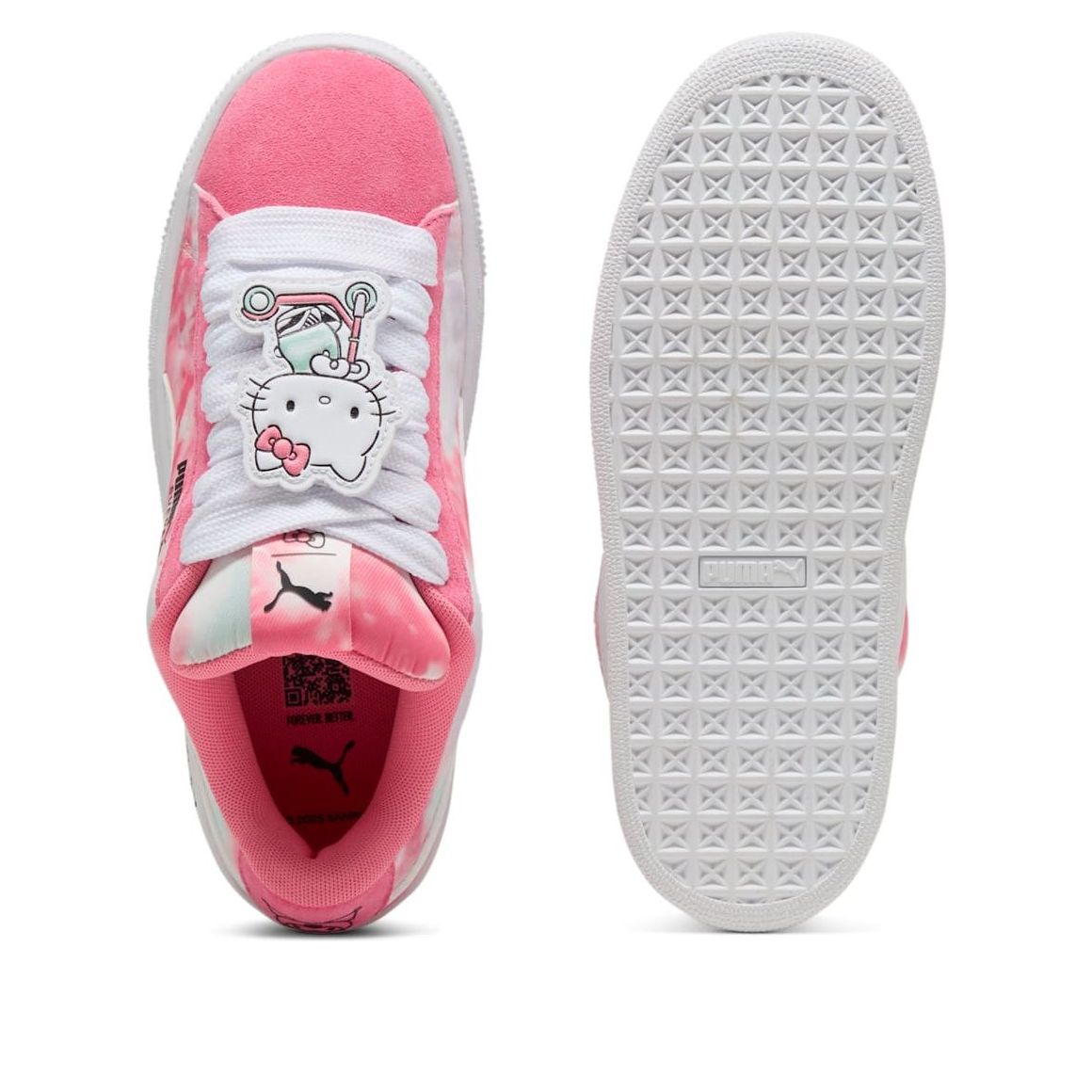 (GS) PUMA x Hello Kitty Suede XL 'Magic Rose Peaceful Blue' 403225-01