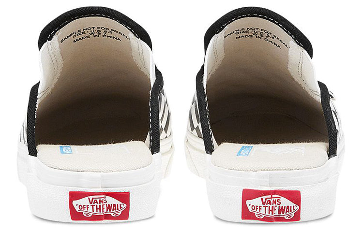 Vans Mule Sf Slide Checkboard Black And White VN0A4U11XBU