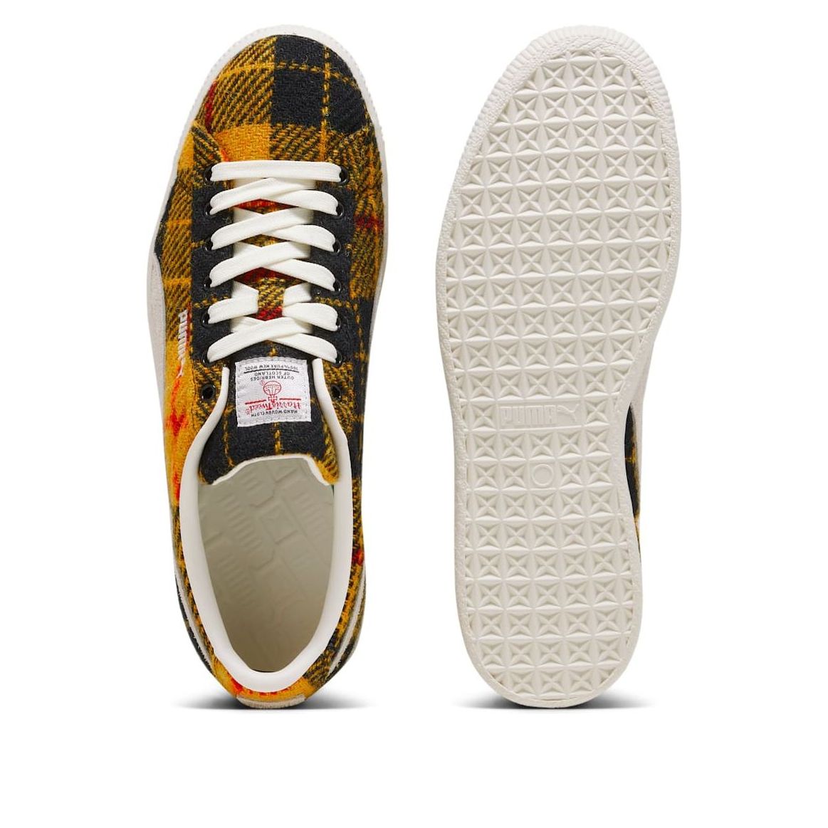 PUMA x Harris Tweed Suede Vintage 'Tartan Yellow' 393219-02