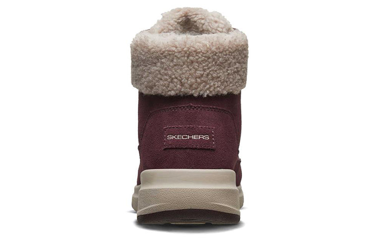 (WMNS) Skechers Glacial Ultra 'Burgundy' 16677-BURG