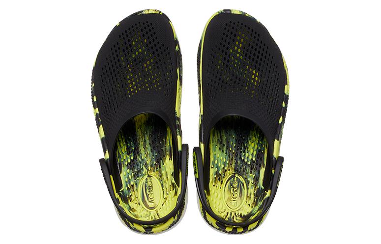 Crocs LiteRide 2.0 Clog 'Black Neon Yellow' 207634-02K